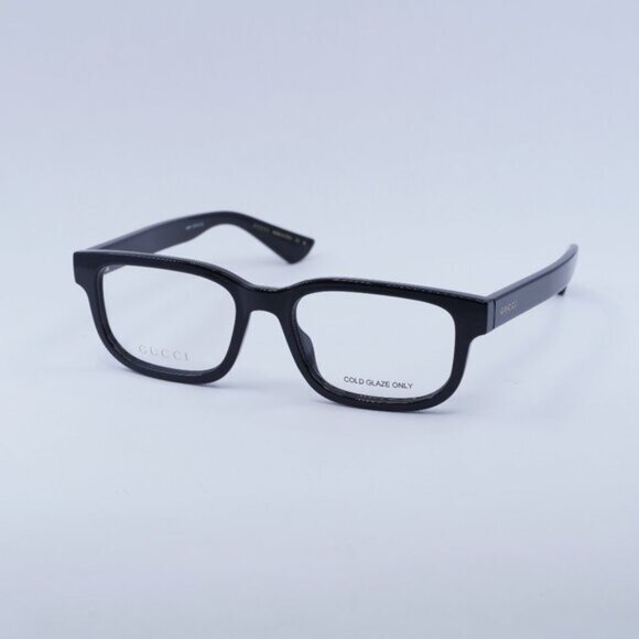 🕶️ New Gucci GG1584O 001 Eyeglasses - Shiny Black Frame 53mm